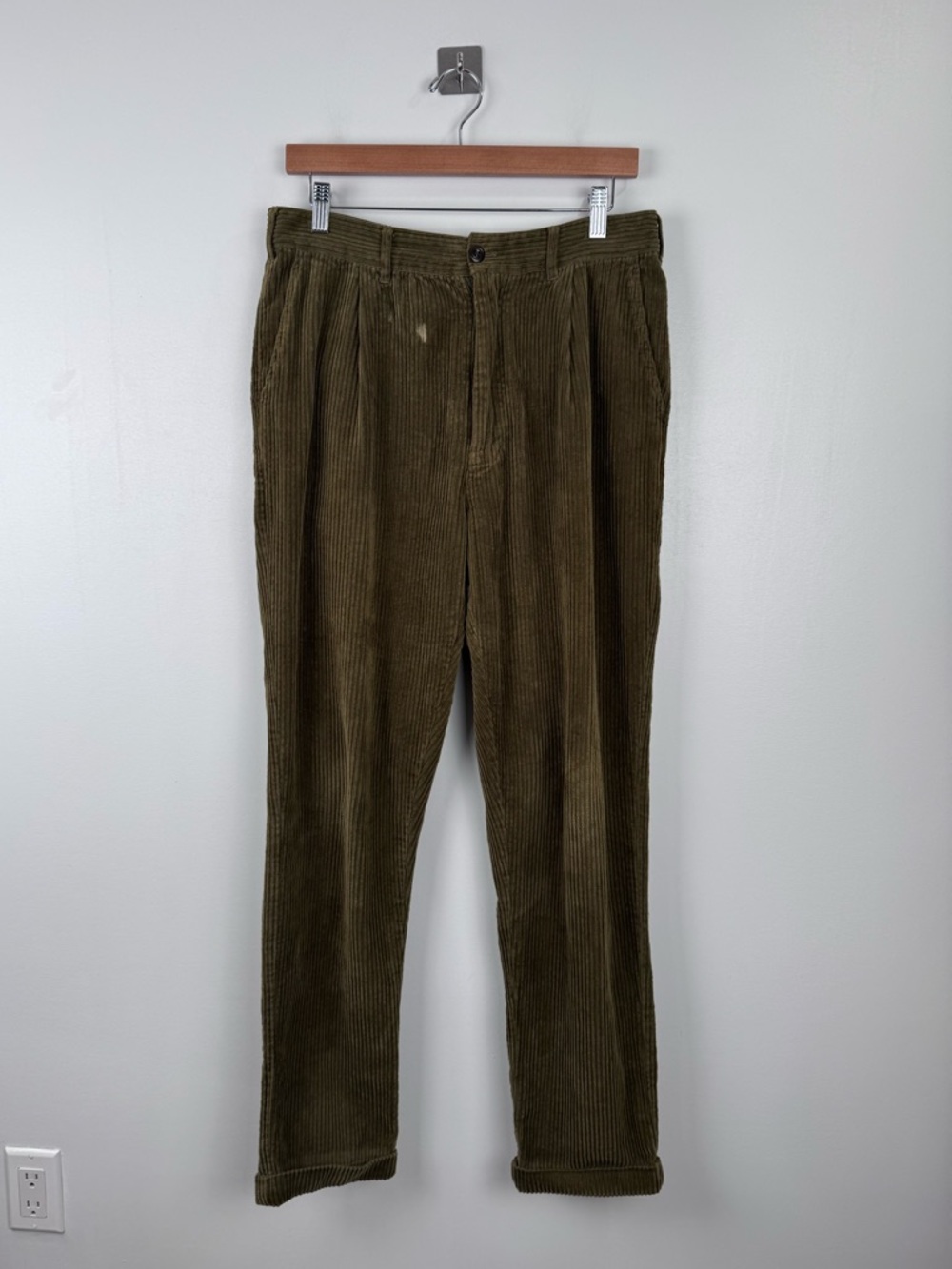 Alex Mill Men‎ Corduroy Green Pant Size 30L
